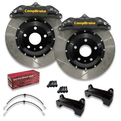 FITS AUDI S2, 80, 90 16" FRONT BRAKE KIT - 4 POT CALIPERS - Image 1 of 2