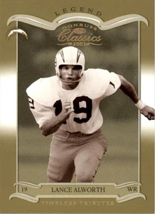 Donruss Classics Timeless Tributes #136 2003 Lance Alworth/150 - casi nuevo-como nuevo - Imagen 1 de 2