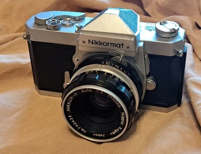 Nikkormat ftn, with 50mm F2.0 Nikkor-H Lens , excellent used condition - Image 1 of 4