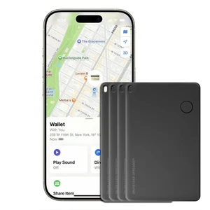 Wallet Tracker Card, Rechargable, Works with Apple Find My, iPhone (iOS Only)... - Foto 1 di 6