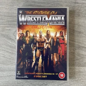 WWE The Attitude Era Wrestlemania Collection 14-17 Region 2 DVD Boxset Wrestling - Bild 1 von 8