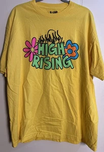 Vintage HARDWEAR High Rising X-LRG Yellow T-Shirt De La Soul Inspired Streetwear - Picture 1 of 5
