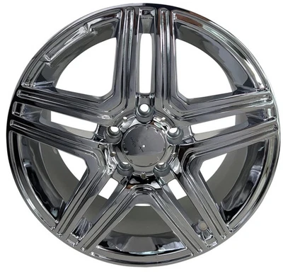 16" Chrome Wheels Rims Fits Mercedes Benz C E CL CLK CLS S SL SLK 55 63 AMG 550 - Image 1 of 4