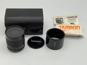 TAMRON SP 500mm TELE MACRO 5 BBAR AND ADAPTALL 2 FOR LEICA R with CASE - Picture 1 of 15
