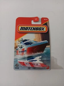 Matchbox 2025 Mainline Coast 2 Coast Boat MBX Coast Patrol rot #03 - Bild 1 von 1