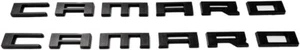 2 piezas emblema de letras CAMARO para guardabarros RS SS ZL1 Z28 Camaro 2010-2015 (negro) - Imagen 1 de 5