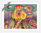 King of Hearts Abstract Giclee Print 2023 COA - James Homer Brown Painting