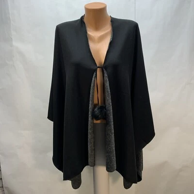 Capa negra Marc New York Andrew forrada de piel sintética talla única Foto 1 de 4