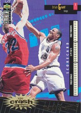 1996-97 Collector's Choice Crash the Game Scoring Gold 2 #C23B Brian Grant