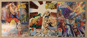 Malibu Comics Street Fighter Poster Komplettsatz #1, 2, 3 #1-3 - Bild 1 von 1