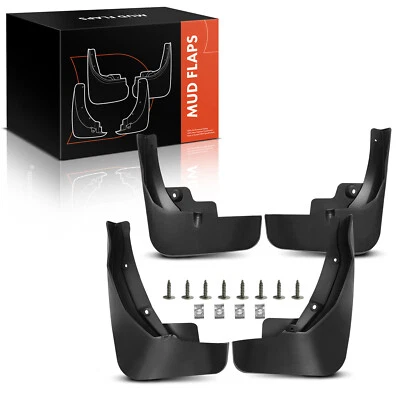 Guardabarros delantero y trasero 4 piezas guardabarros guardabarros para Audi Q7 2020-2021 SQ7 negro Foto 1 de 4