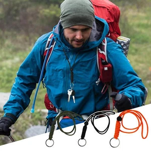 Cordons de Cou pour Clés Collier Paracorde Tressé avec Clip Métal Actif - Photo 1 sur 7