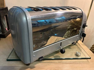 **DUALIT 6 SLICE VARIO CLASSIC TOASTER, 60147, SILVER, GOOD CLEAN CONDITION** - Picture 1 of 9
