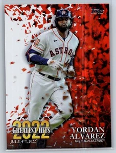 2023 Topps #22GH-2 Yordan Alvarez 2022 Greatest Hits - Picture 1 of 2