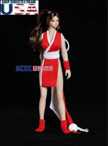 1/12 Mai Shiranui The King Of Fighters Clothing Set For 6" PHICEN T01 T03 Figure Cover