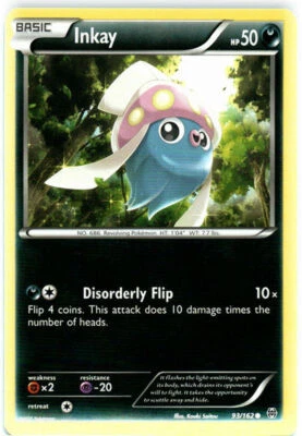 Inkay - 93/162 - Common - Pokemon BREAKThrough - Image 1 of 4