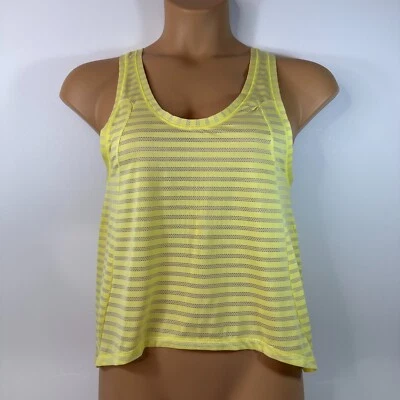 ZYIA Active Lemon 黄色 Nimbus 分体背心网眼女式 M 码 — 第 1/4 张图片