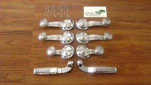 68-72 Chevelle CLARO perilla ventana bielas ventilación cromo manija puerta clip GTO corte - Imagen 1 de 5