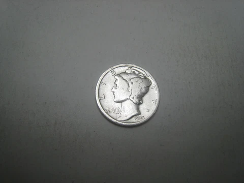 1925-P Mercury Silver Dime Cover