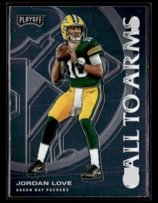2020 Panini Playoff #CA-20 Jordan Love Call to Arms Rookie card - Image 1 of 2