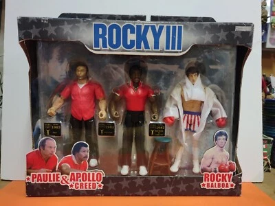 ROCKY III (Jakks Pacific, 2006) Rocky Balboa, Paulie & Apollo Creed - Image 1 of 4