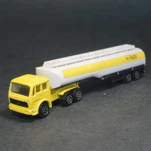 Mercedes Agip Tanker MAJORETTE 1/100 Made in France Vintage Diecast Model Car - Imagen 1 de 6