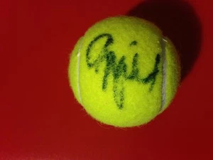 Pelota de tenis Asia Muhammad Wilson firmada automática - Imagen 1 de 1