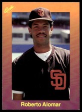1989 Classic Travel 127 Roberto Alomar   San Diego Padres  Baseball Card