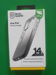 BodyGuardz - Ace Pro Case for Apple iPhone 14 Pro - Smoke - Picture 1 of 4