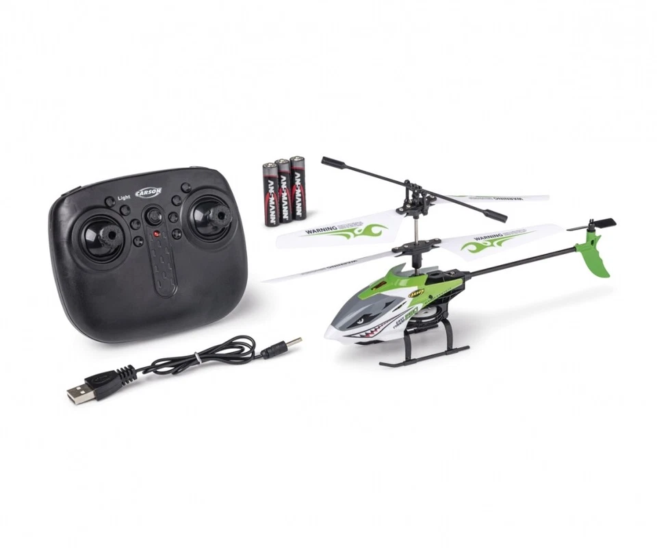 CARSON RC Hubschrauber Easy Tyrann 230 Gyro 2,4Ghz 100% RTF grün - Bild 1 von 1