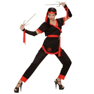 Traje Shinobi Guerrera Ninja Disfraz Mujer Luchadora Japonesa Traje Samurai - Imagen 1 de 16