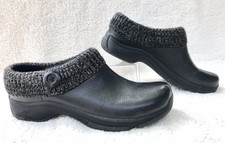 dansko funky knit clogs