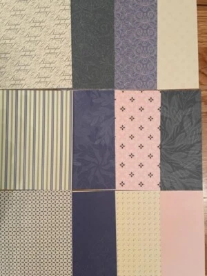 Stampin' Up! LAP OF LUXURY DSP 12 Shts Love 6X6" RARO Rosa Concord Crush Vainilla Foto 1 de 4