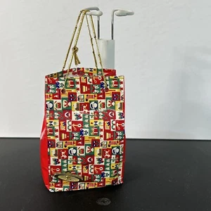 VTG 1991 Tune Tote Wimbledon Art Museum Musical Ornament Shopping Gift Bag WORKS - Picture 1 of 9