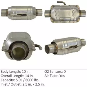 Catalytic Converter for 1985-1988 Chevrolet Camaro 5.0L V8 GAS OHV - Picture 1 of 4