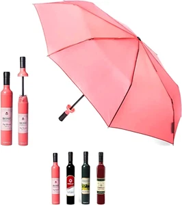 Wine Bottle Umbrella - Portable and Compact Travel Umbrella - Picture 1 of 4