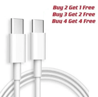 For iPad 10th Gen 2022 6-FT Type C to Type C Cable Fast Charger Charging Cord - Image 1 of 4