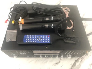 Pyle PWMA5000BA Bluetooth USB Home Preamp AM/FM Multimedia Receiver with 2 Mics - Picture 1 of 5