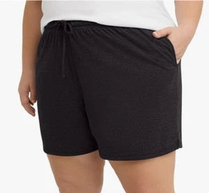 Hanes Women's Originals Tri-Blend Shorts - Black - XS - Picture 1 of 4