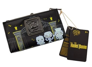 Loungefly Disney Haunted Mansion Wallet Hitch Hikers Ghost GLOW in the DARK - Picture 1 of 9