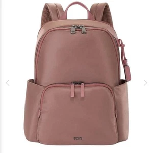 TUMI Voyageur Rosie Laptop Backpack, Rosewood, Adjustable Straps - Picture 1 of 5