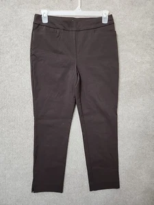 Chicos So schlankmachende Brigitte schmale Knöchelhose für Damen 1 US 8 braun Pull-On Stretch - Bild 1 von 8
