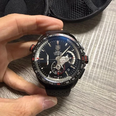 Tag Heuer RS36 Grand Carrera Watch Recently Serviced 2-Year Warranty - Image 1 of 4