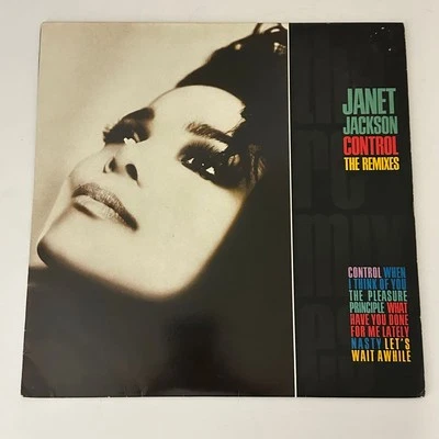 Janet Jackson Control The Remixes 12" Vinyl UK Import 1987 MIXLP1 - Image 1 of 4