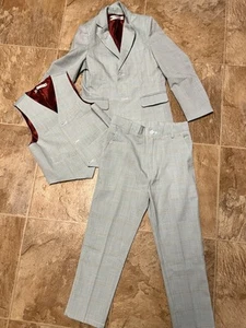 Boy Suits 3 Piece Slim Fit Suit for Kids Formal Set Wedding Ring Bearer Outfit 6 - Picture 1 of 5
