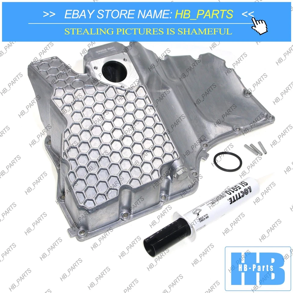 Bandeja de aceite inferior de aluminio del motor 06L103598R para VW Touareg AUDI A5 A4 A6 Q5 2.0T Foto 1 de 4