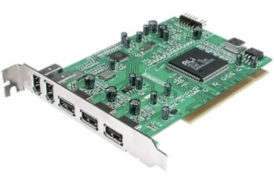 IOGEAR Hi-Speed USB 2.0 FireWire Combo PCI Card Model GUF320 - Image 1 of 4