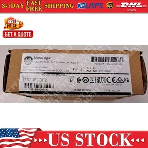 Nuevo 1762-IF2OF2 Allen Bradley Módulo de E/S Analógico 1762-IF20F2 AB US - Imagen 1 de 4