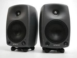 (Free Shipping) GENELEC 8030A Pair Black,Operation Confirmed - Picture 1 of 2