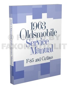 1963 Oldsmobile Shop Manual Cutlass F85 Jetfire Olds Repair Service Book - Picture 1 of 8
